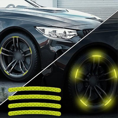 AUTOCOLLANT VOITURE - GlowWheel™ - Vert - All in 1