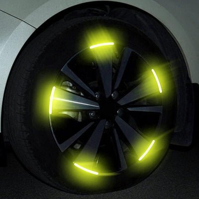 AUTOCOLLANT VOITURE - GlowWheel™ - Vert - All in 1