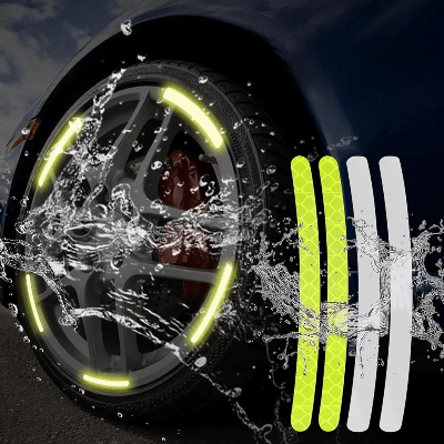 AUTOCOLLANT VOITURE - GlowWheel™ - Vert - All in 1