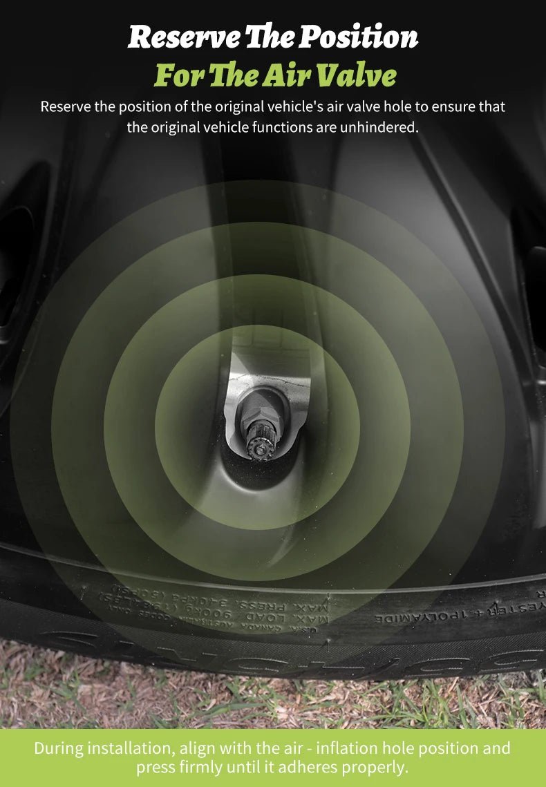 Tesla Model Y Wheel Covers - 19 Inch Storm Style Hubcaps (Set of 4) - All in One