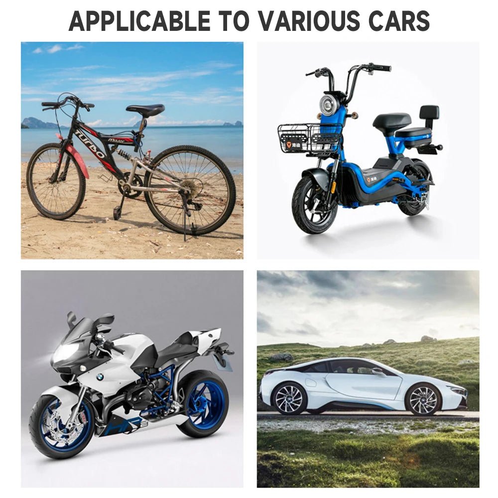 Luminous Tire Valve Caps Car Bicycle Motorcycle Wheel Hub Night Glow Decor Tire Dust - Proof Cover Universal Car Accessories - All in One