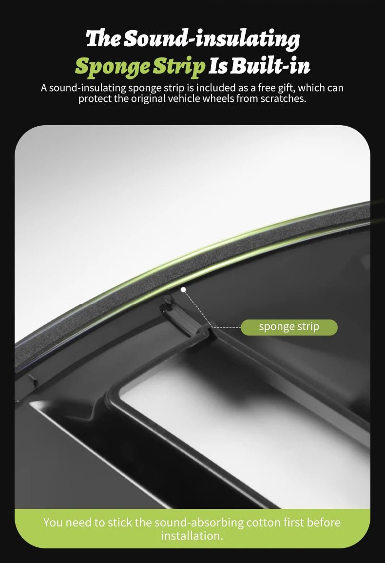 Tesla Model Y Wheel Covers - 19 Inch Storm Style Hubcaps (Set of 4) - All in One