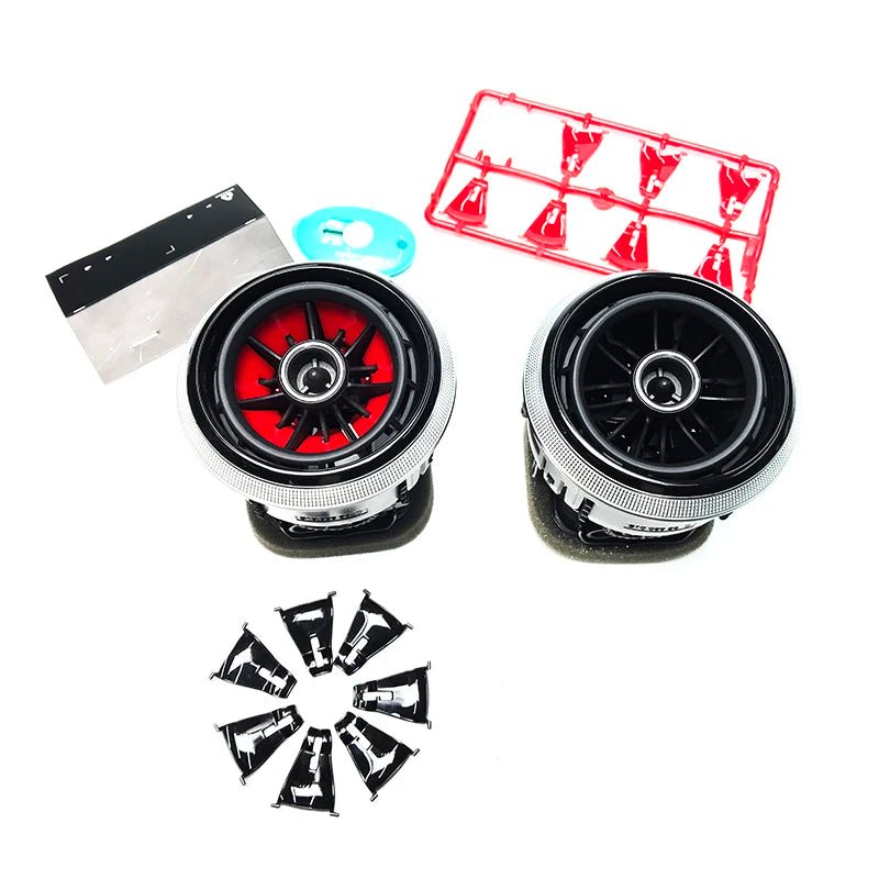 4pcs Interior Front Dashboard Air Condition Cover For Audi A3 S3 rs3 8V 2013 2014 2015 2016 Air Vent Outlet Replacement - All in One