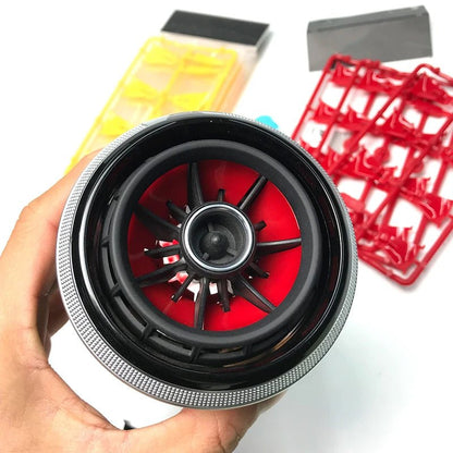 4pcs Interior Front Dashboard Air Condition Cover For Audi A3 S3 rs3 8V 2013 2014 2015 2016 Air Vent Outlet Replacement - All in One