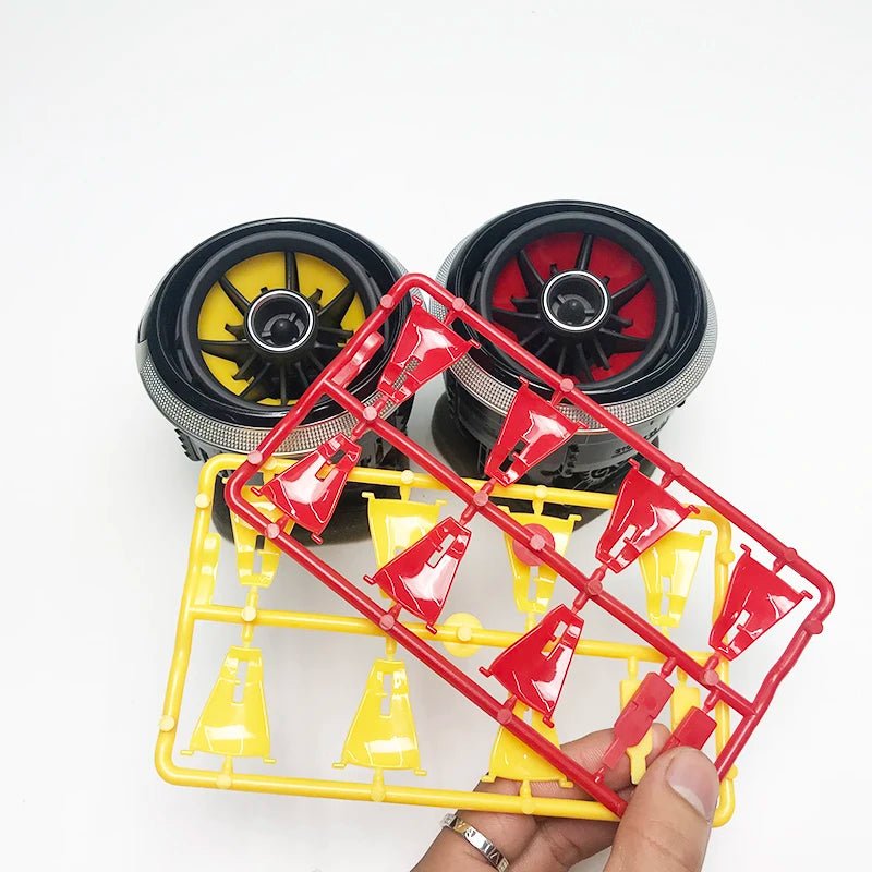 4pcs Interior Front Dashboard Air Condition Cover For Audi A3 S3 rs3 8V 2013 2014 2015 2016 Air Vent Outlet Replacement - All in One