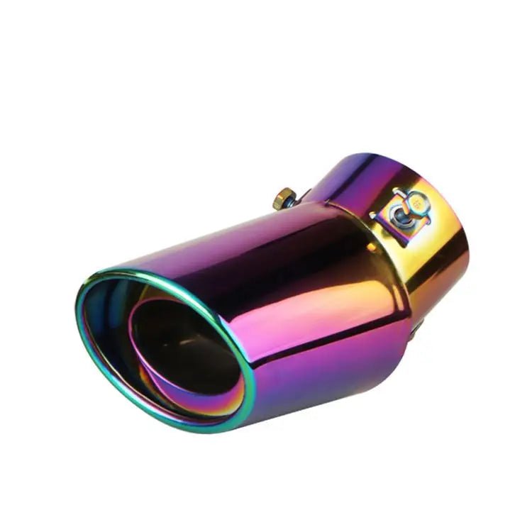 Automobile tailpipe tailpipe general exhaust stainless steel exhaust hood exhaust cylinder sound tail muffler modification - All in One