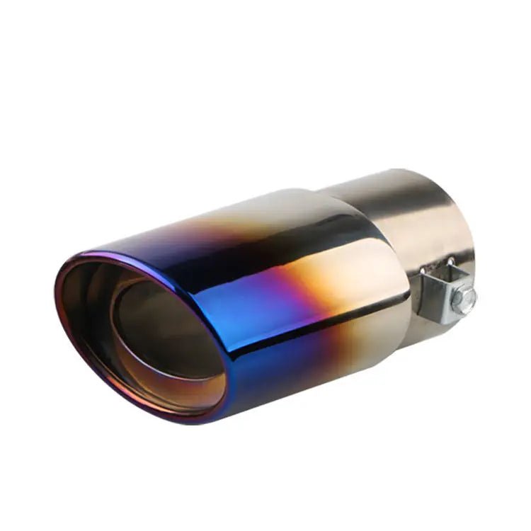 Automobile tailpipe tailpipe general exhaust stainless steel exhaust hood exhaust cylinder sound tail muffler modification - All in One