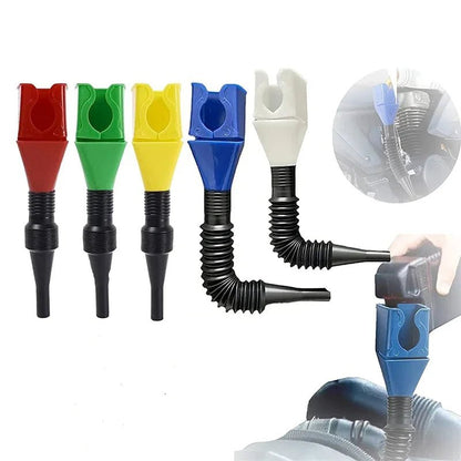 Car Motorcycle Refueling Funnel Gasoline Foldable Engine Oil Funnel Tool Plastic Funnel Refueling Tool Auto Accessories 1 - 3pcs - All in One