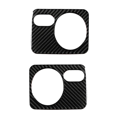 For VW Golf 6 MK6 Car Carbon Fiber Center Control Panel Air Vent Gear Shift Frame Headlight Switch Ashtray Box Cover Inner Trim - All in 1