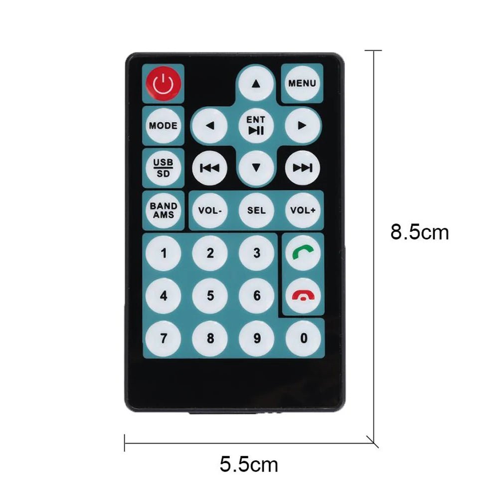 Car MP5 Intelligent Remote Control 27 Buttons RC Switch Convenient Copy Operation Choosing Channel Page Turning Play Voice - All in One