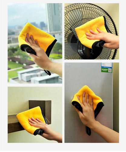 Microfiber Towel Car Microfiber Cloth Wash Towel Microfiber Cleaning Cloth Car Wash Drying Towel Auto Detailing - All in One