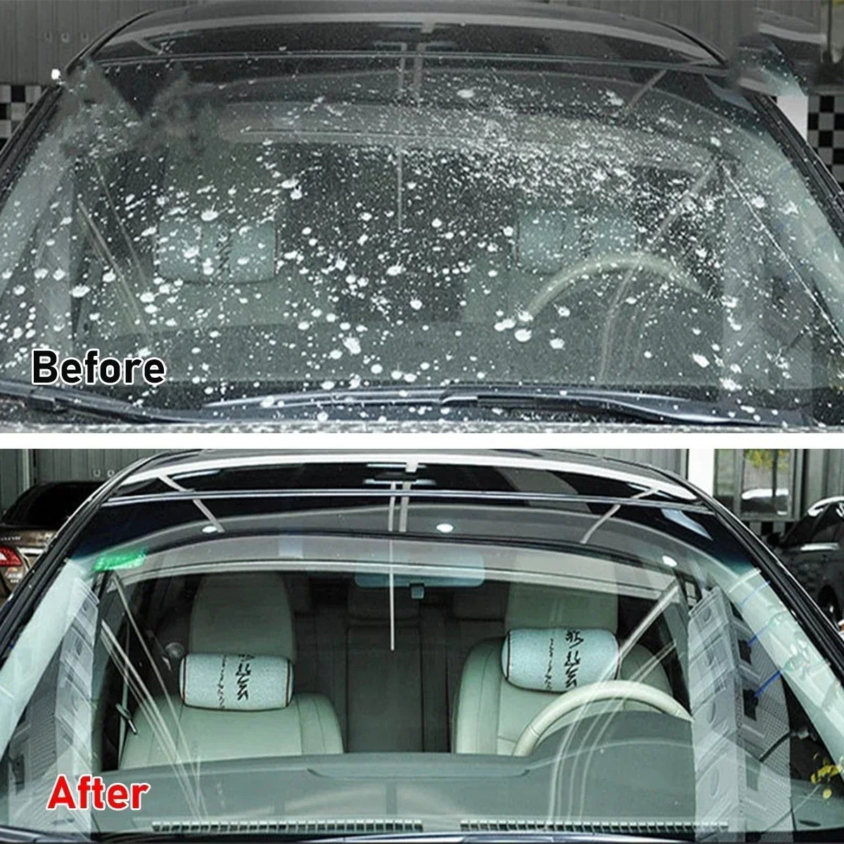 Car Windshield Glass Concentrated Washer Tablets Car Effervescent Washer Fluid Wiper Glass Solid Cleaning Tablets for Car Window - All in One