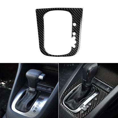 For VW Golf 6 MK6 Car Carbon Fiber Center Control Panel Air Vent Gear Shift Frame Headlight Switch Ashtray Box Cover Inner Trim - All in One