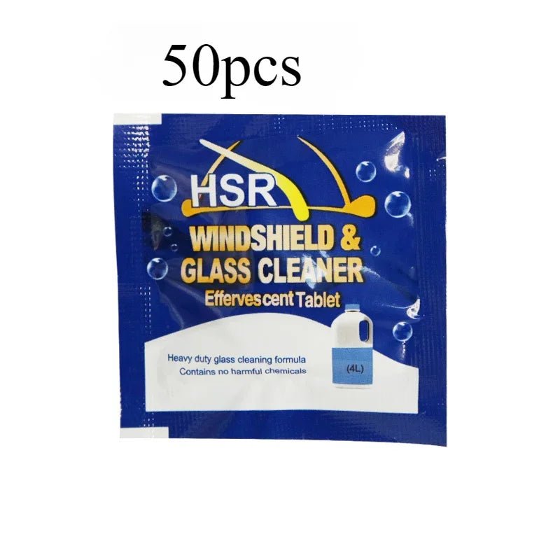 Car Windshield Glass Concentrated Washer Tablets Car Effervescent Washer Fluid Wiper Glass Solid Cleaning Tablets for Car Window - All in One