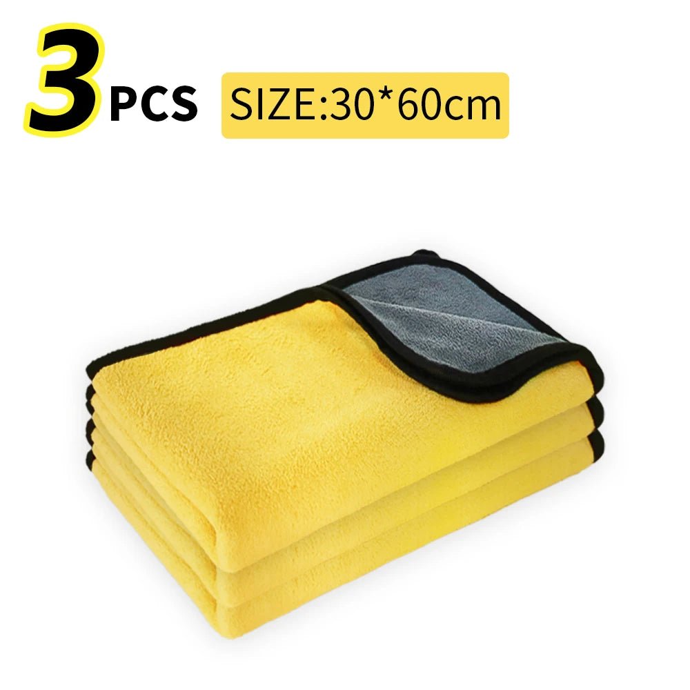 Microfiber Towel Car Microfiber Cloth Wash Towel Microfiber Cleaning Cloth Car Wash Drying Towel Auto Detailing - All in One