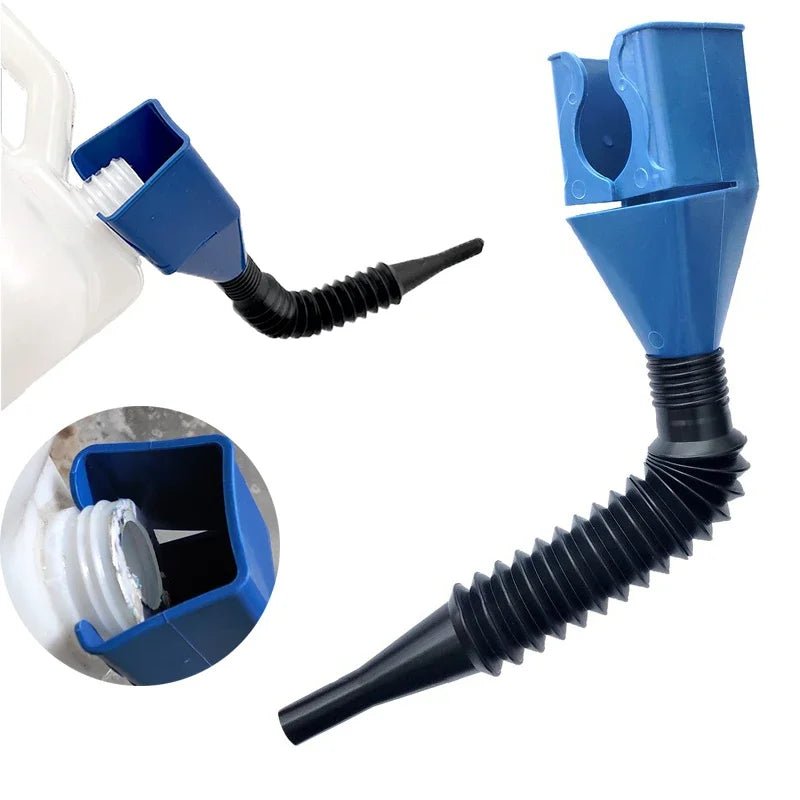 Car Motorcycle Refueling Funnel Gasoline Foldable Engine Oil Funnel Tool Plastic Funnel Refueling Tool Auto Accessories 1 - 3pcs - All in One