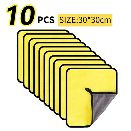 Microfiber Towel Car Microfiber Cloth Wash Towel Microfiber Cleaning Cloth Car Wash Drying Towel Auto Detailing - All in One