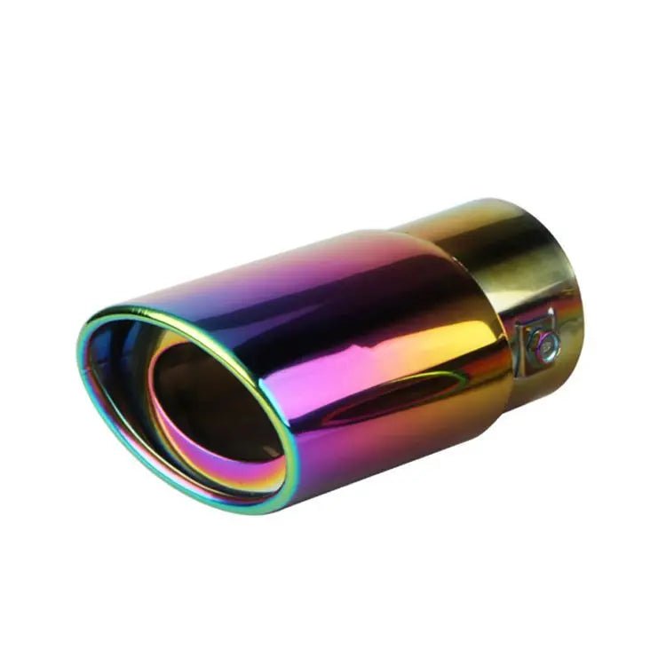 Automobile tailpipe tailpipe general exhaust stainless steel exhaust hood exhaust cylinder sound tail muffler modification - All in One