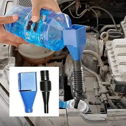 Car Motorcycle Refueling Funnel Gasoline Foldable Engine Oil Funnel Tool Plastic Funnel Refueling Tool Auto Accessories 1 - 3pcs - All in One