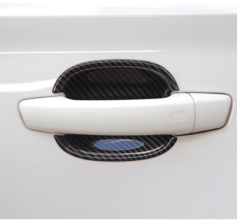 For Audi A3 2014 - 2020 Carbon Fibre Interior Decorative Mouldings Gear Lever Collar Console Dashboard Armrest Cover Pad Shell - All in One