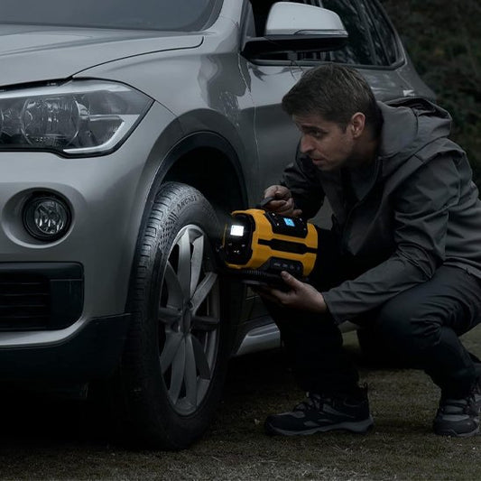 Gonfleur pneu voiture | CompactSafe - All in One