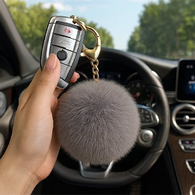 Porte clés | Pompon Fourrure - All in One