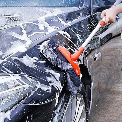 Brosse lavage voiture | Rotative Microfibre 360° - All in One
