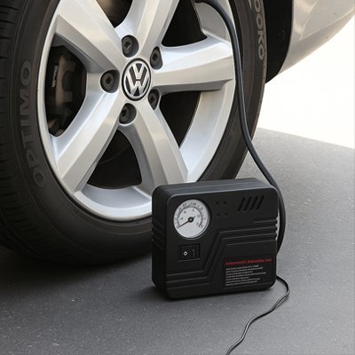 Gonfleur pneu voiture | Compact Auto - Sécurité - All in One